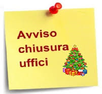 Chiusura Sabato 06 dicembre 2025
